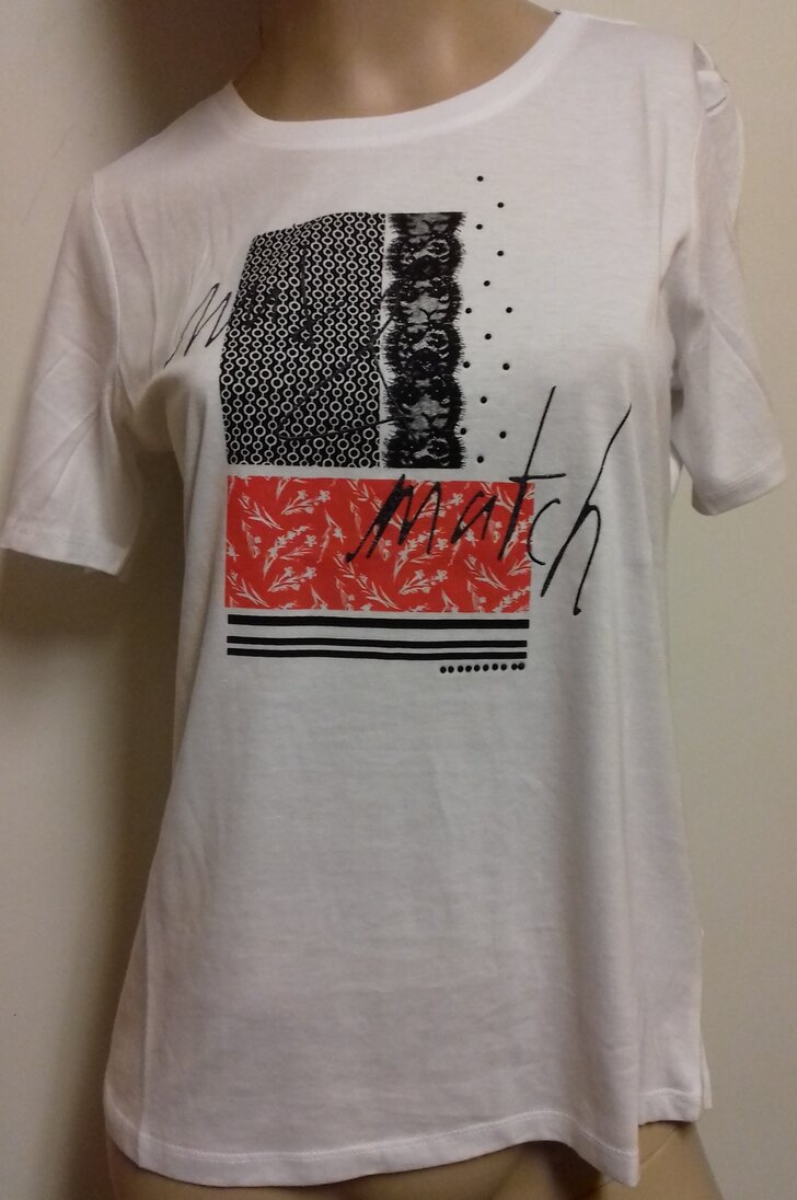 Blue Seven Tshirt Dames Wit