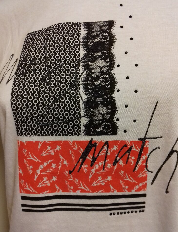 Blue Seven Tshirt Dames Wit