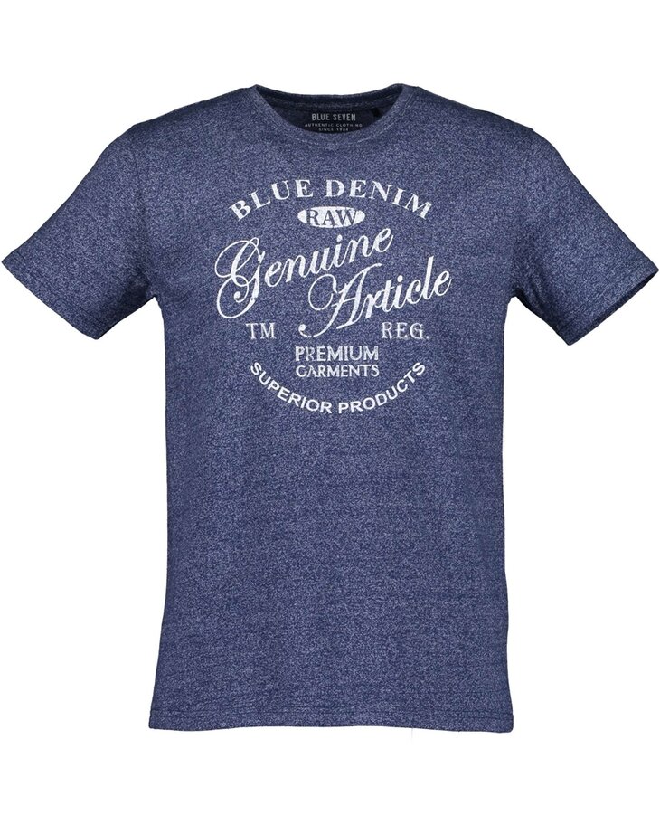 Blue Seven Tshirt Heren Blauw