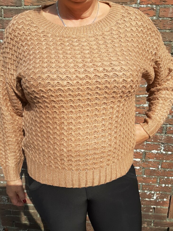 BLUE SEVEN Pullover Dames Camel