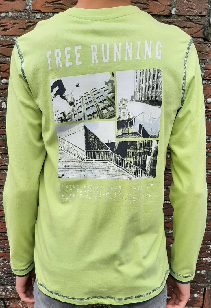 BLUE SEVEN Shirt Jongens Lime