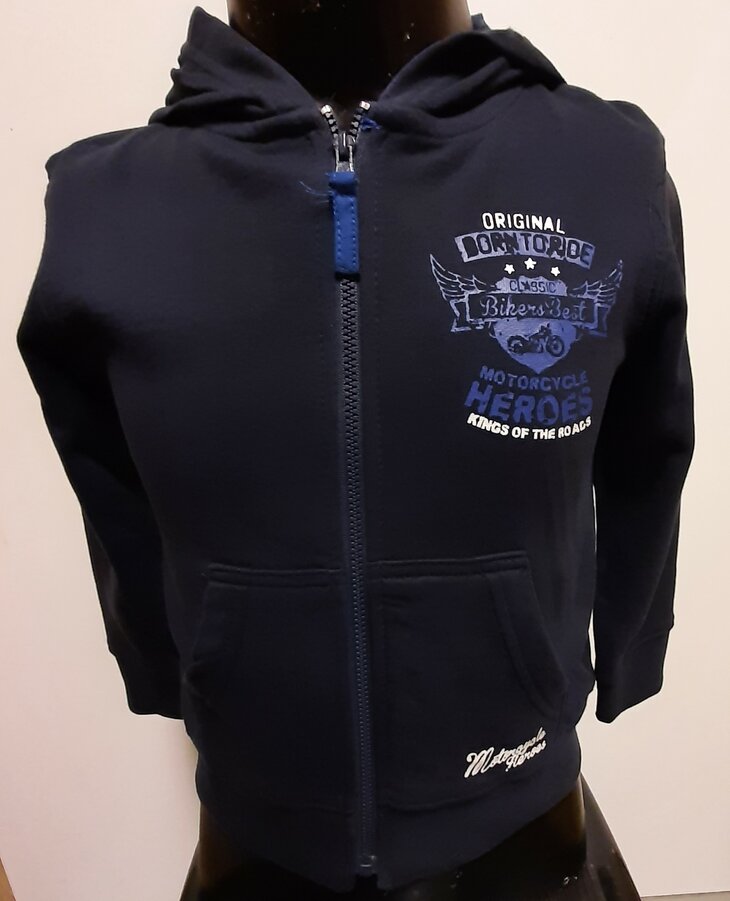 BLUE SEVEN vest donkerblauw, mt 98