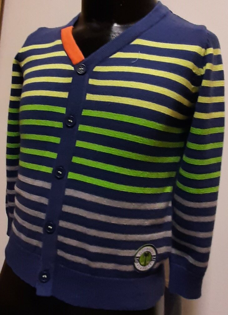 BLUE SEVEN vest Blauw, maat 98