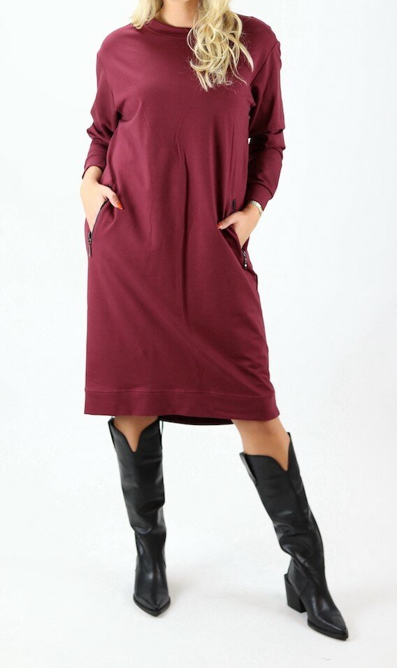 IZ NAIZ Jogg Jeans Jurk Zwart