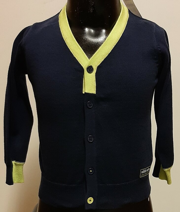 Blue Seven Vest Jongens Donkerblauw maat 98