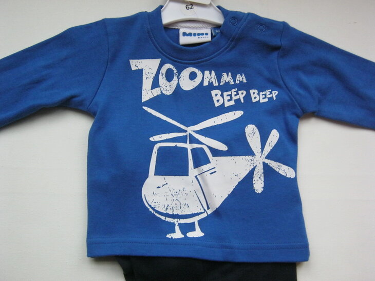 Pyjama Helicopter Blauw