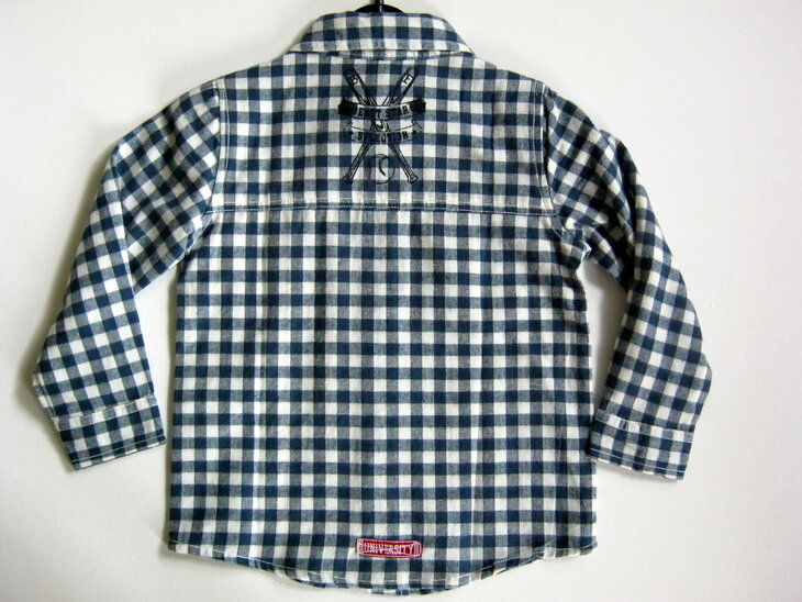 BLUE SEVEN Blouse Blauw/Wit