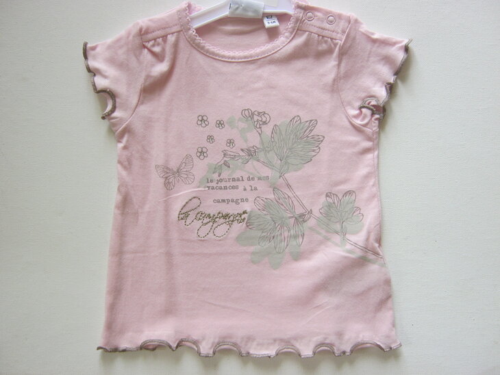 BLUE SEVEN Tshirt Roze, maat 68