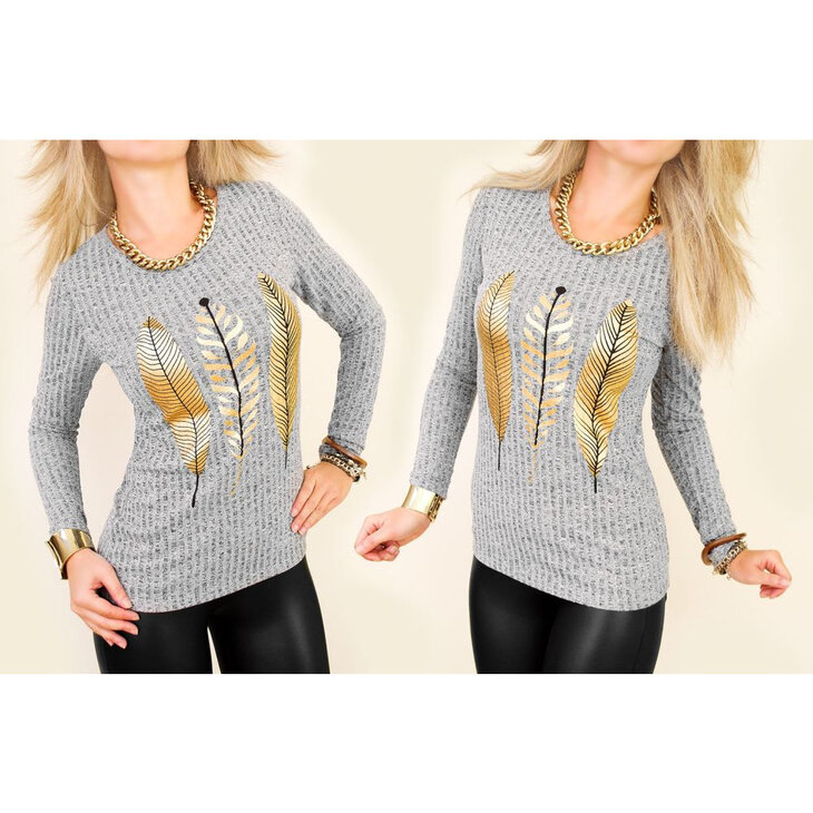 Shirt Dames Grijs, maat M/L