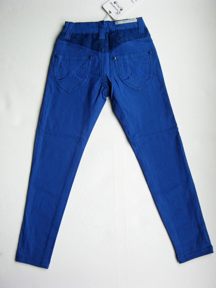 Jeans Meisjes Kobalt Blauw