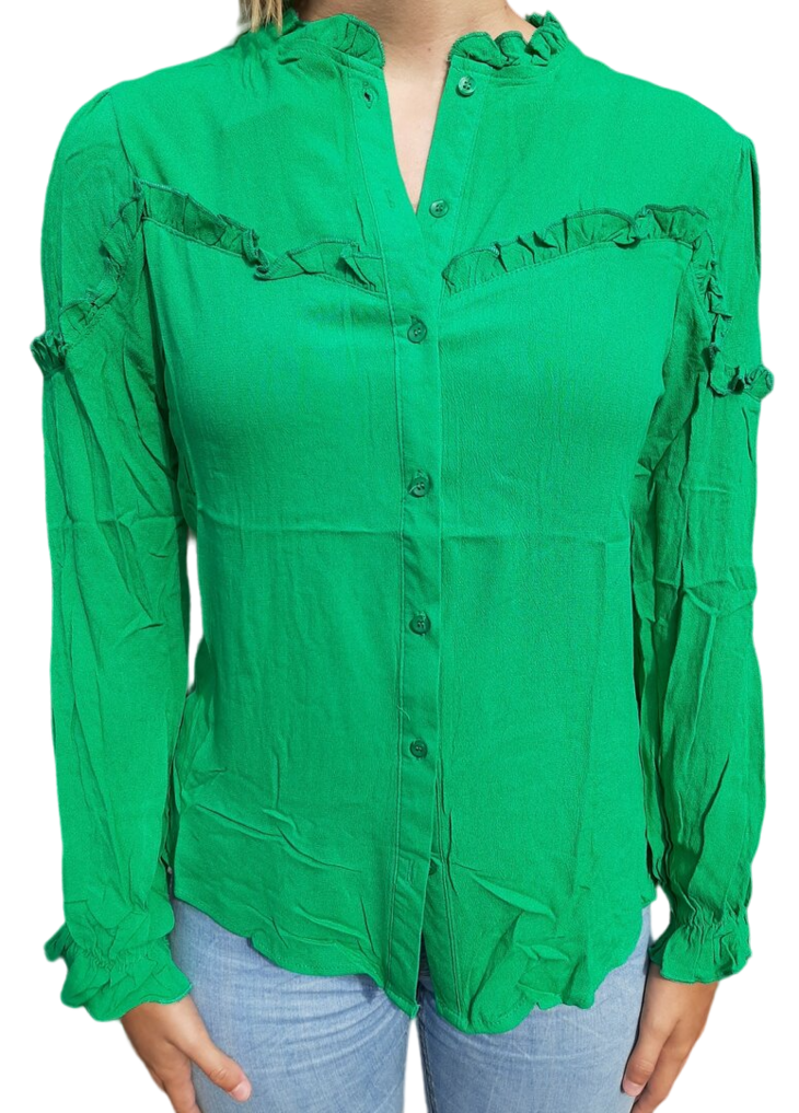 Blouse Dames Groen