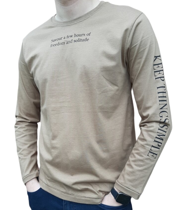 BLUE SEVEN Shirt Heren Camel