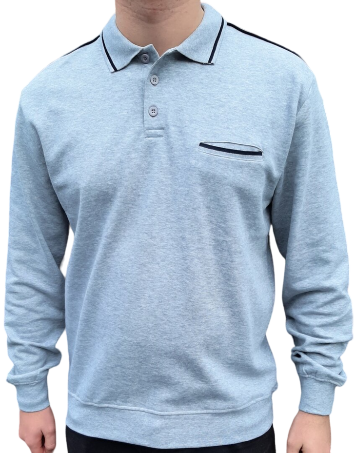 Blue Seven Poloshirt Heren Grijs