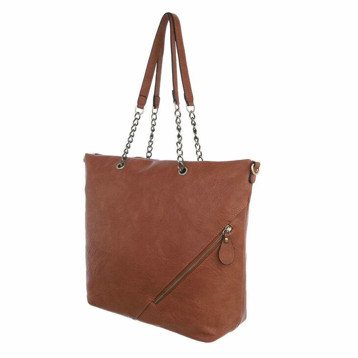 Middengrote Tas Cuoio Bruin 