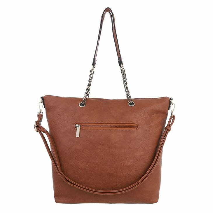 Middengrote Tas Cuoio Bruin 