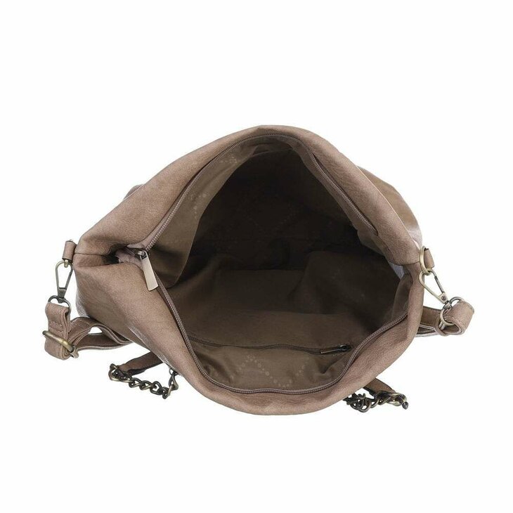 Middengrote Tas Cuoio Bruin 