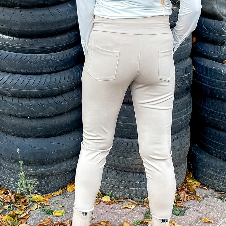 Iz Naiz Broek Dames Beige