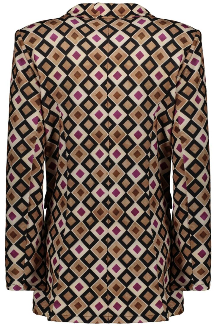 IZ NAIZ Colbert Beige / Zwart / Fuchsia