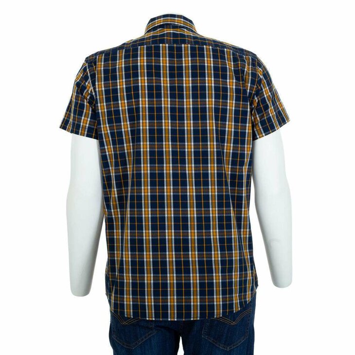 Overhemd / Blouse Heren Donkerblauw, Maat XXL