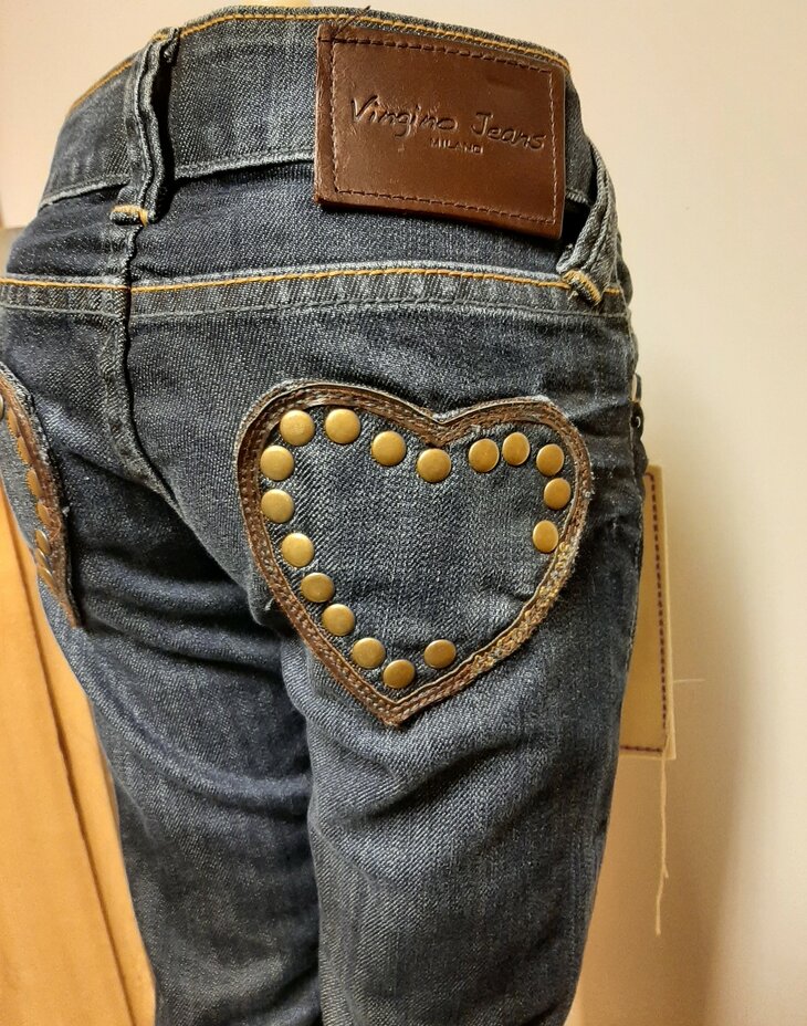 VINGINO JEANS blauw, maat 110/116