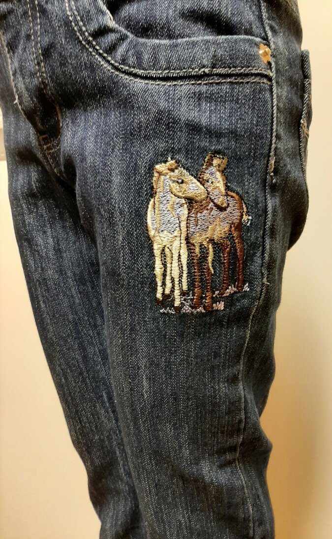 CHILONG jeans Blauw, maat 110