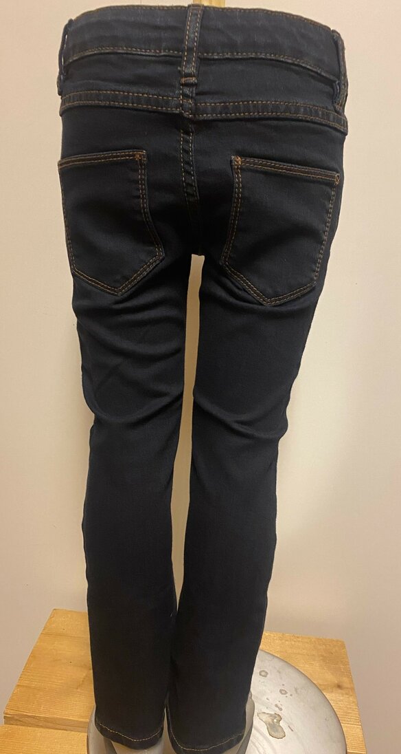 MIX jeans donkerblauw, maat 116