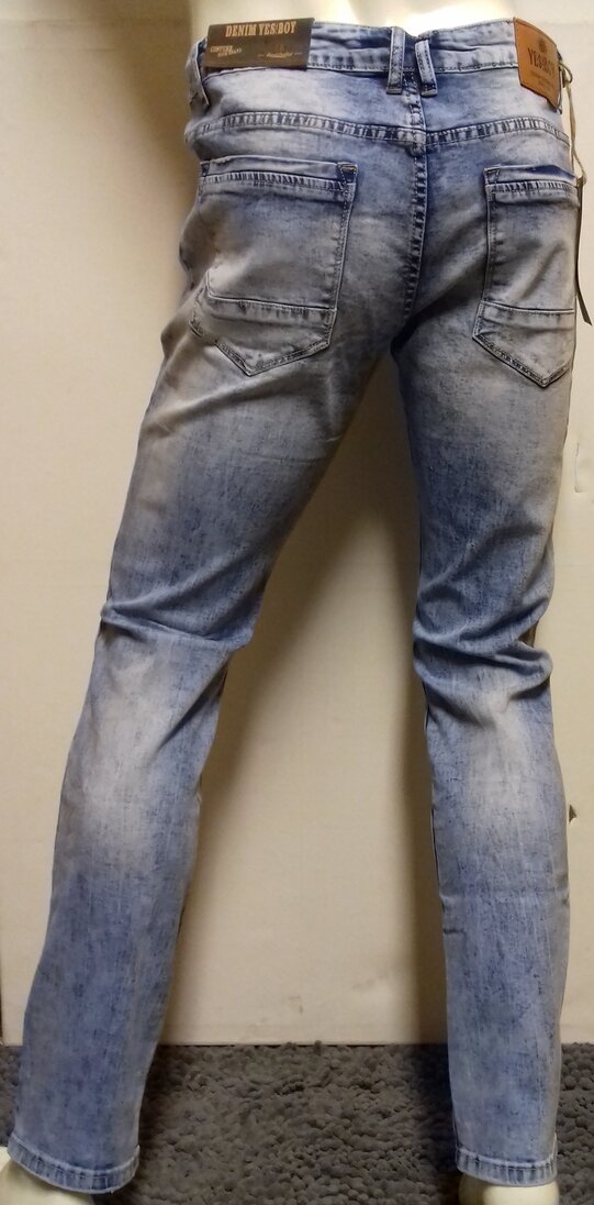 Yes Boy Jeans Heren Blauw