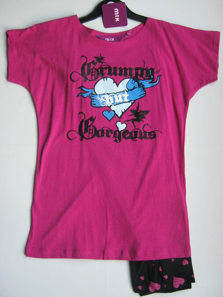 Pyjama Meisjes Pink / Zwart