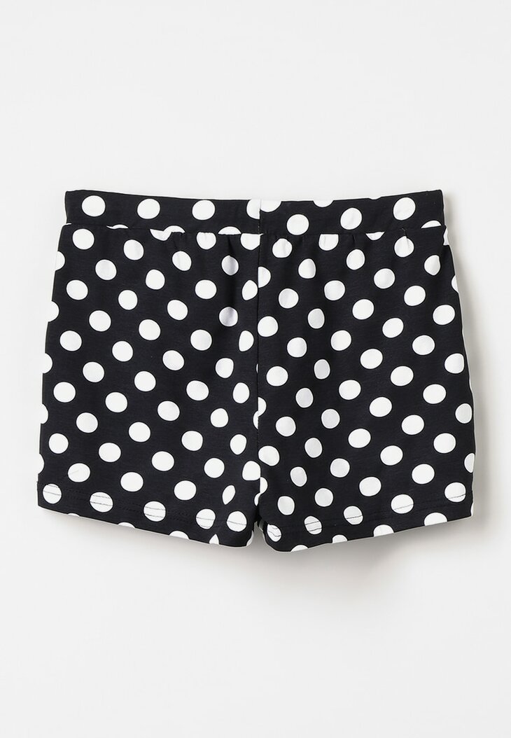 BLUE SEVEN Short Zwart, met stippen