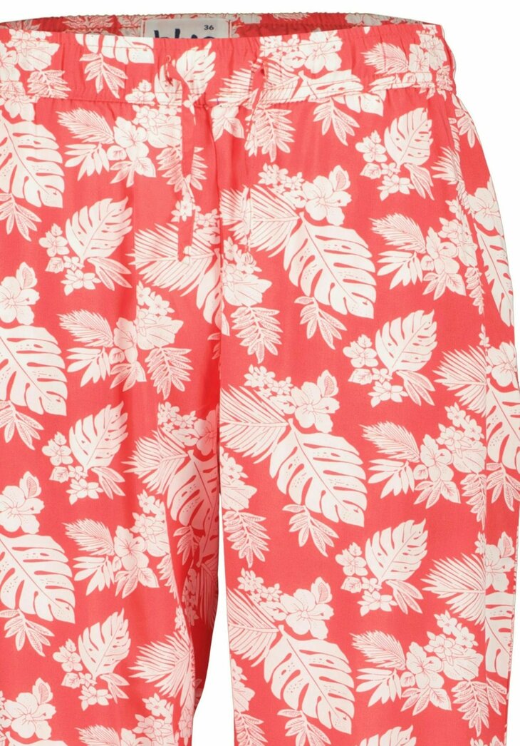 BLUE SEVEN Bloemen broek Rood