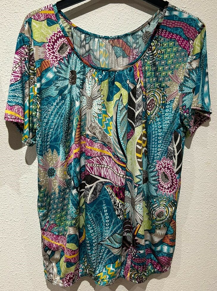 Tshirt Dames Petrol, ONE SIZE