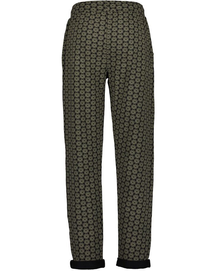 BLUE SEVEN Broek Legergroen/zwart