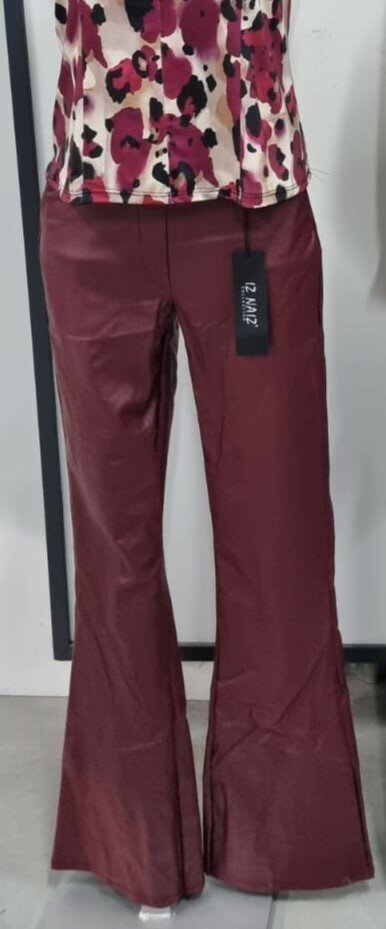IZ NAIZ Flair Pants Dames Bordeaux
