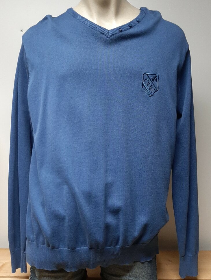 Pullover Heren Blauw, maat 3XL of 4XL