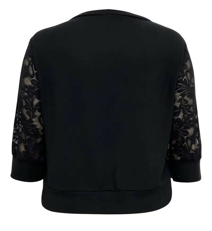 Jasje Dames met kant Zwart