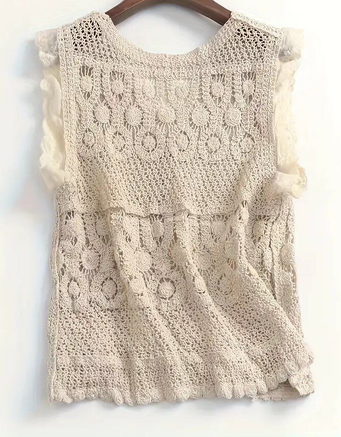 Gilet Beige, One Size