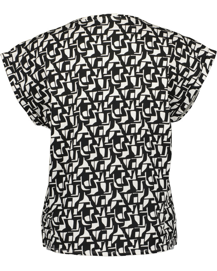 BLUE SEVEN Tshirt Zwart / Wit