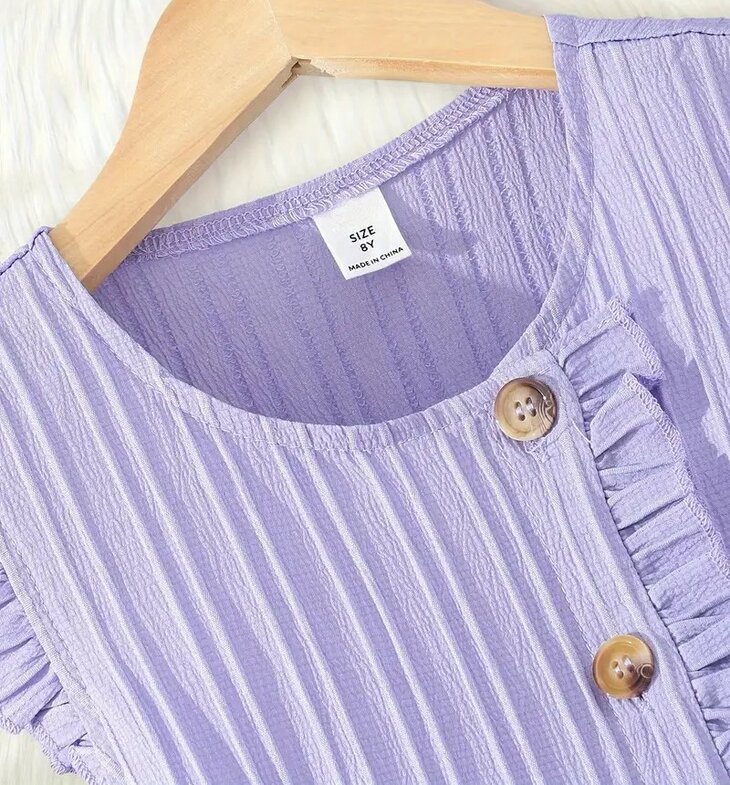 Jumpsuit Meisjes Paars