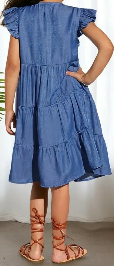 Spijkerjurk Meisjes, maat 146/152