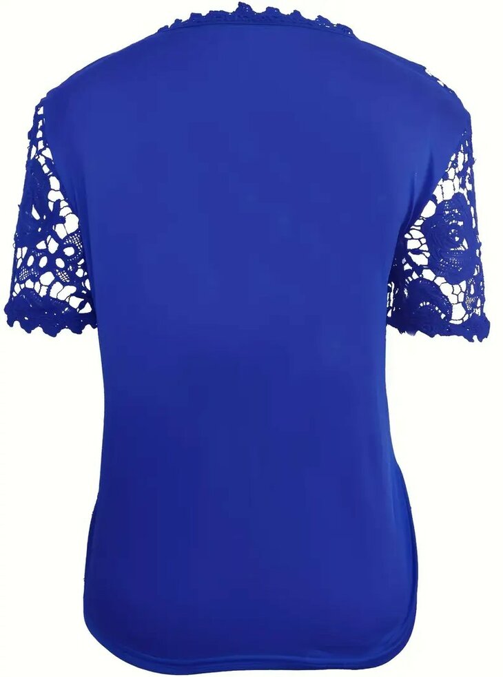 Kanten Top Kobalt Blauw