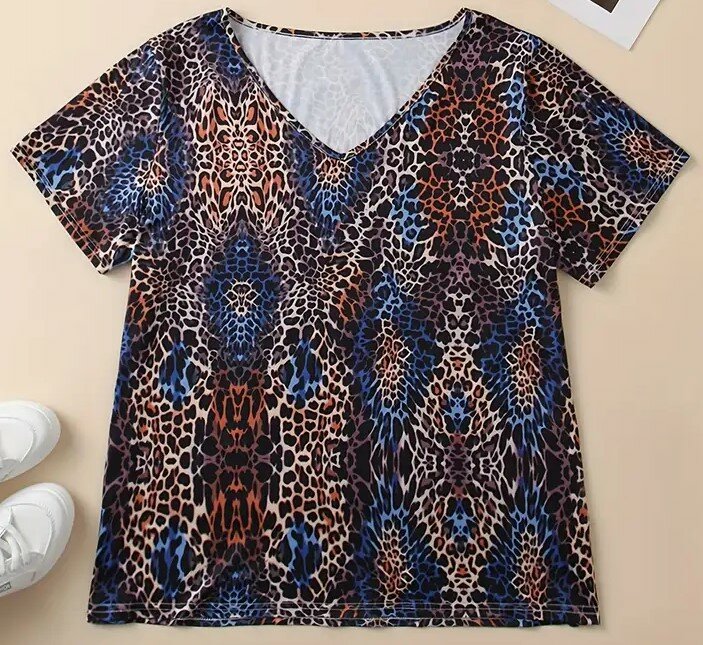 Panter Tshirt Blauw