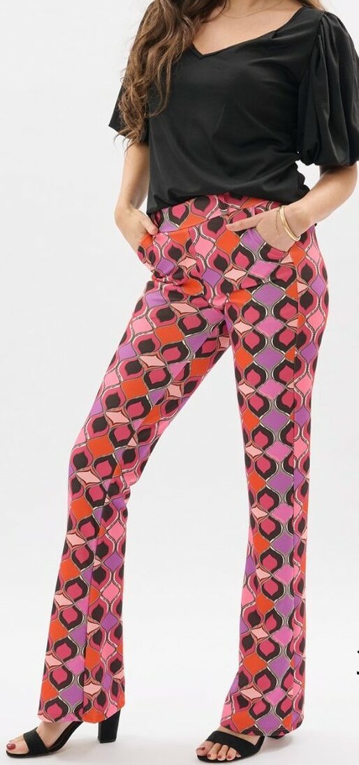 IZ NAIZ Flared Broek Retro Style