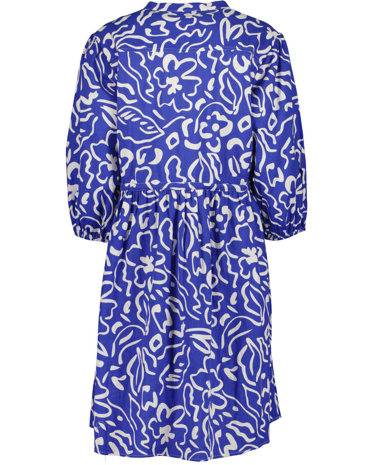 BLUE SEVEN Jurk Blauw / Wit