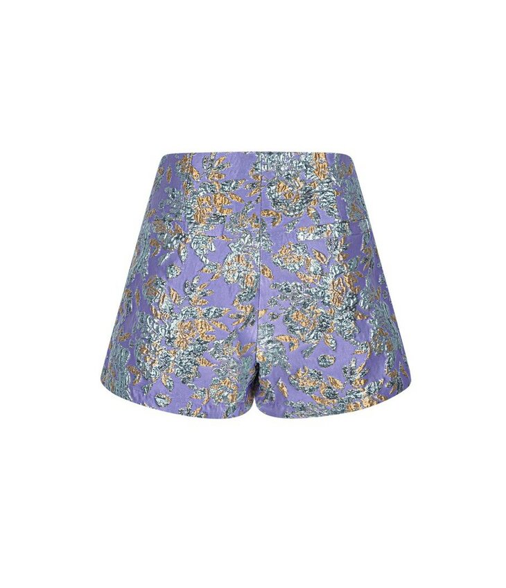 Bloemen Short PAARS