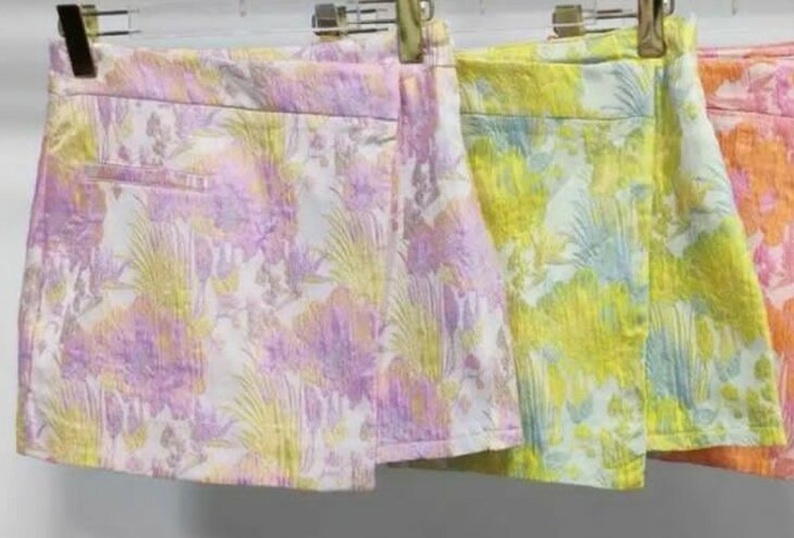 Broekrokje Bloemen GEEL