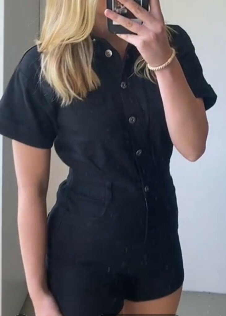 Jumpsuit Dames ZWART