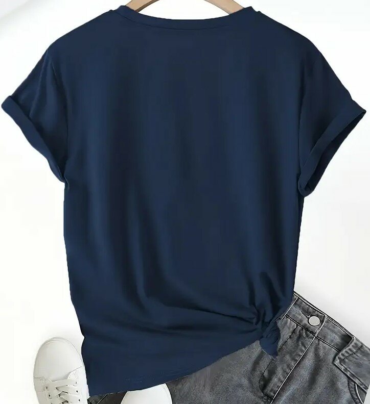 Tshirt Dames Milano DONKERBLAUW