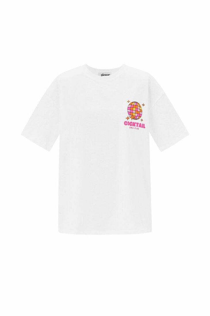 Tshirt COCKTAIL Wit