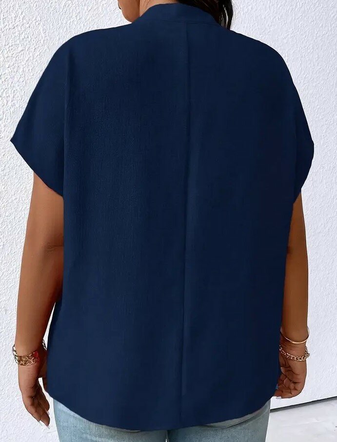 Tshirt Dames DONKERBLAUW 