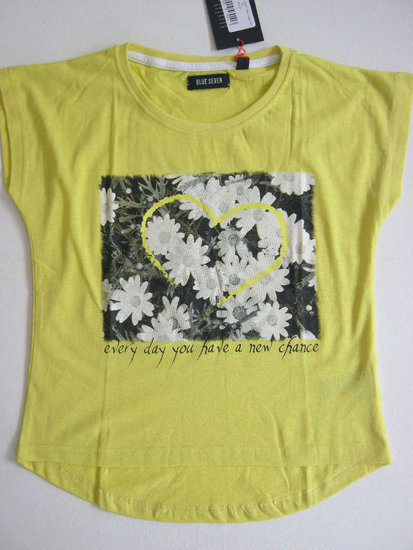 Blue Seven T-Shirt Meisjes Geel 